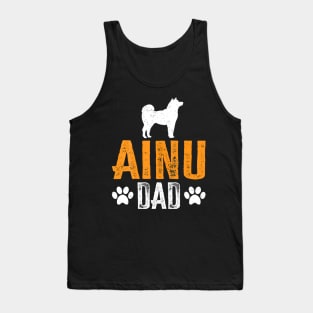 Ainu Dad Gift Dog Daddy Ainu Father Day Tank Top